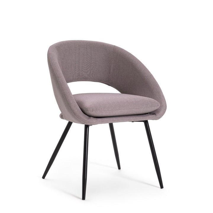 Habitat Hermione Fabric Chair - Grey