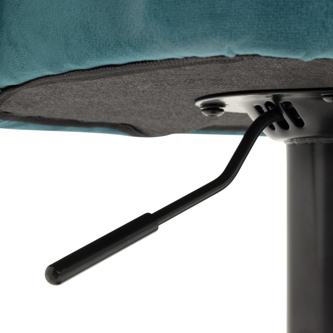 Home Alice Velvet Bar Stool - Teal