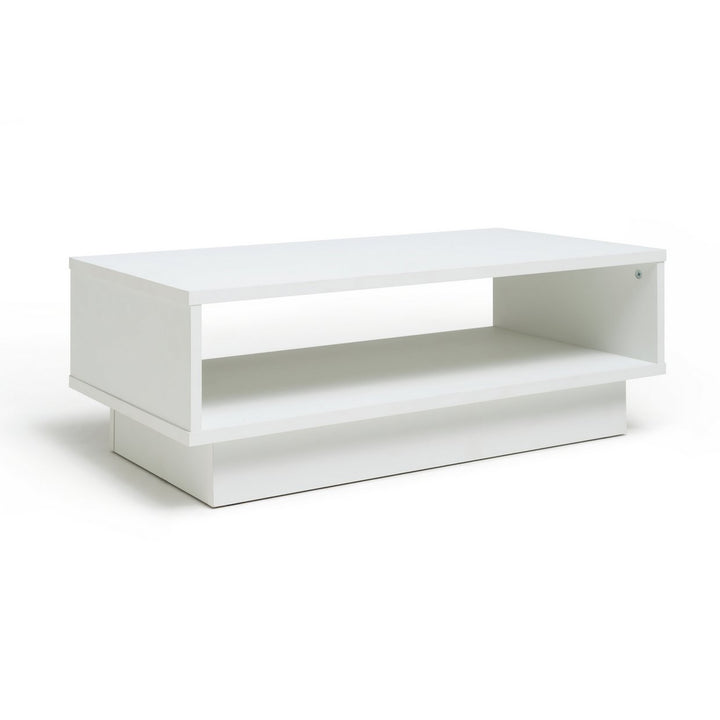 Home Cubes 1 Shelf Coffee Table - White