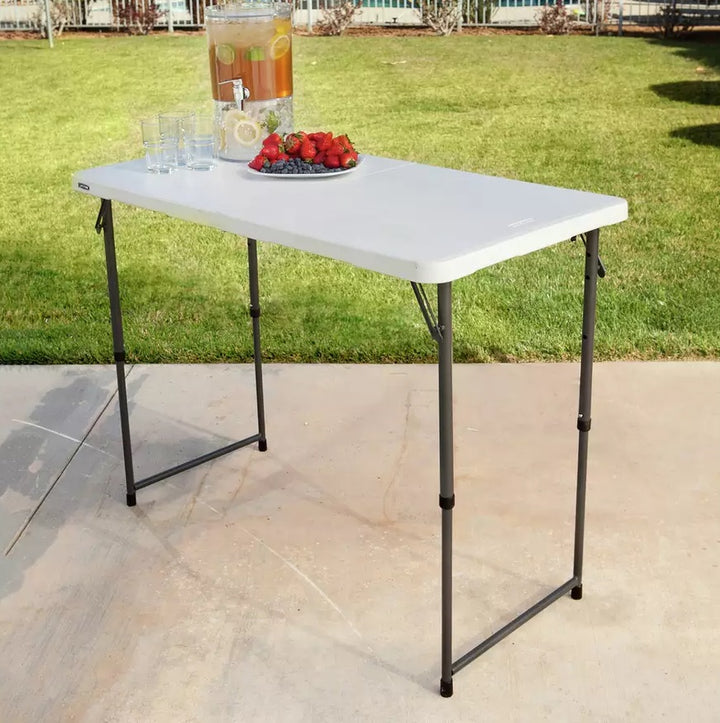 Lifetime Folding Height Adjustable Camping Table