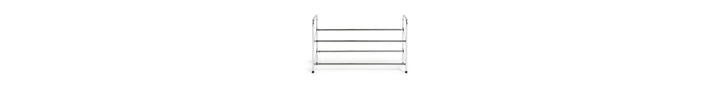 Home 2 Tier Extending Shoe Rack - Chrome