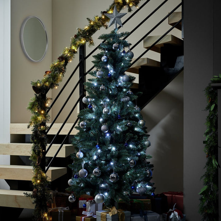 Habitat 6ft Mint Blue Christmas Tree