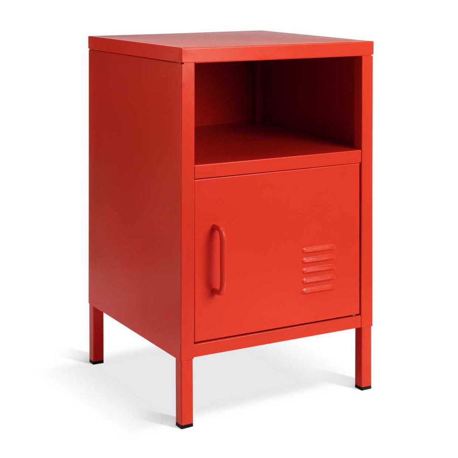 Habitat Stevie 1 Door Bedside Table - Red