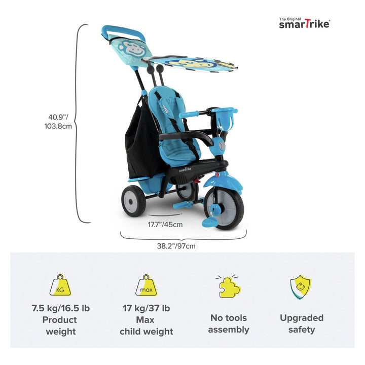 SmarTrike Safari Premium 4-in-1 Toddler Trike - Blue