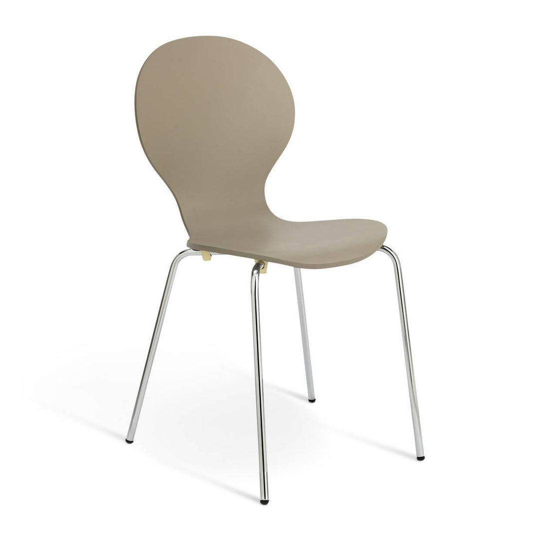 Habitat Bentwood Metal Dining Chair - Taupe