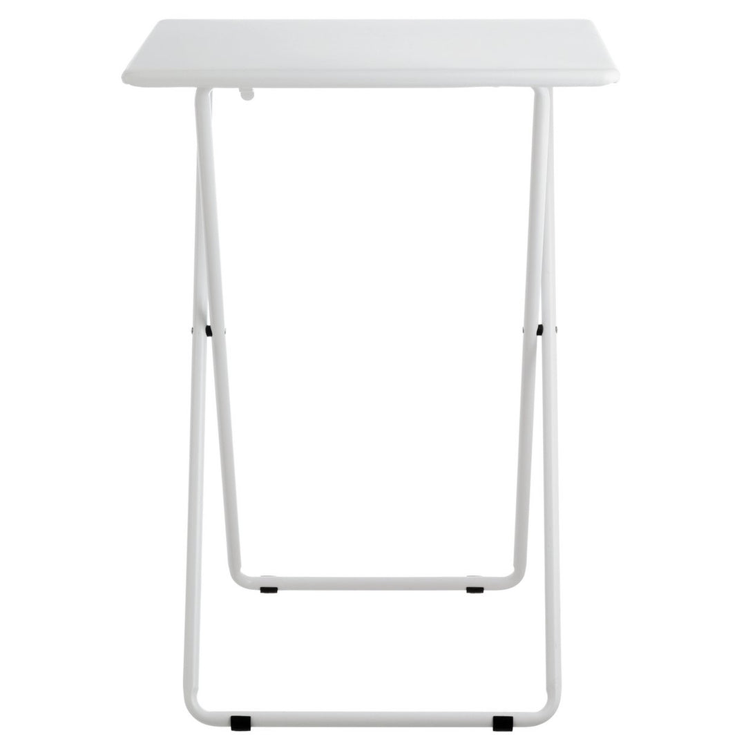 Habitat Airo Metal Folding Side Table - White