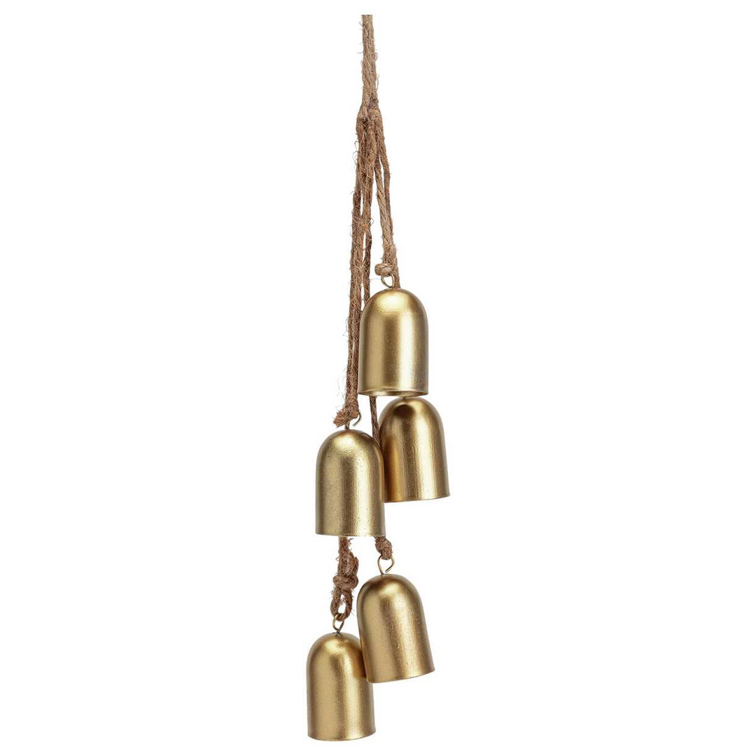 Habitat Small Gold Hanging Bells Christmas Decoration