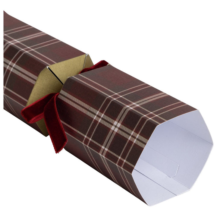 Home Pack of 6 Premium Tartan Christmas Crackers