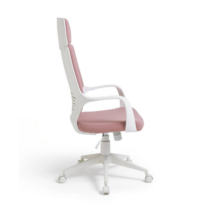 Habitat Alma High Back Office Chair - Pink