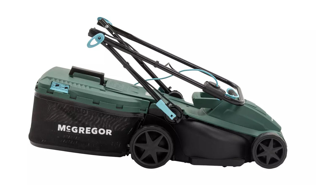 McGregor 1400w Corded 34cm Rotary Lawnmower and 350w 25cm Grass Trimmer