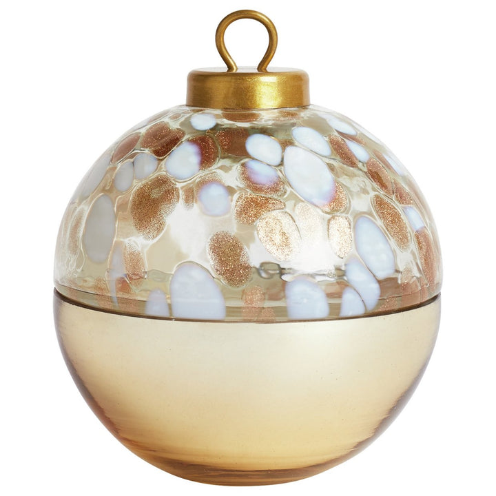 Home Gold Small Bauble Candle - Christmas Spice