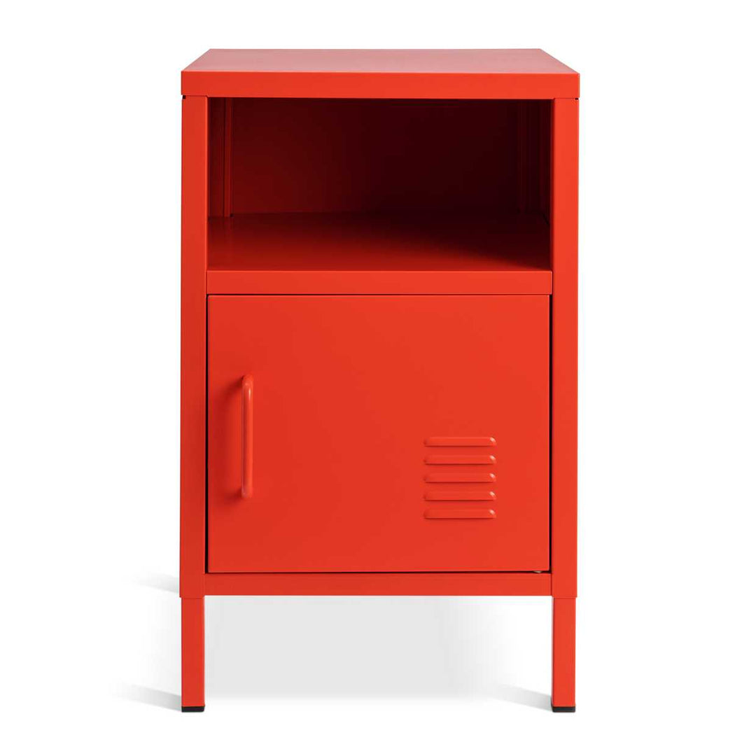 Habitat Stevie 1 Door Bedside Table - Red