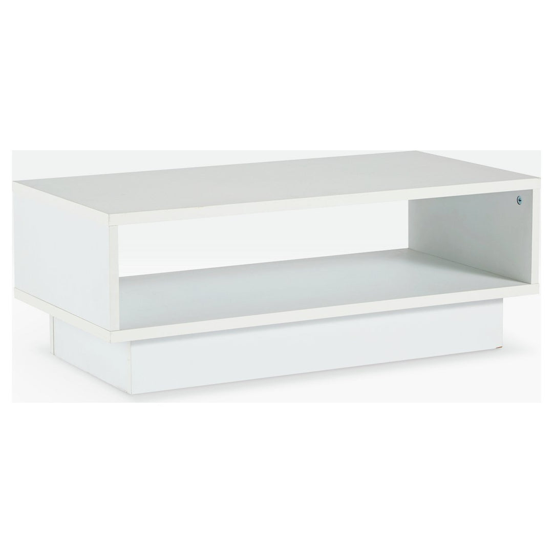 Home Cubes 1 Shelf Coffee Table - White