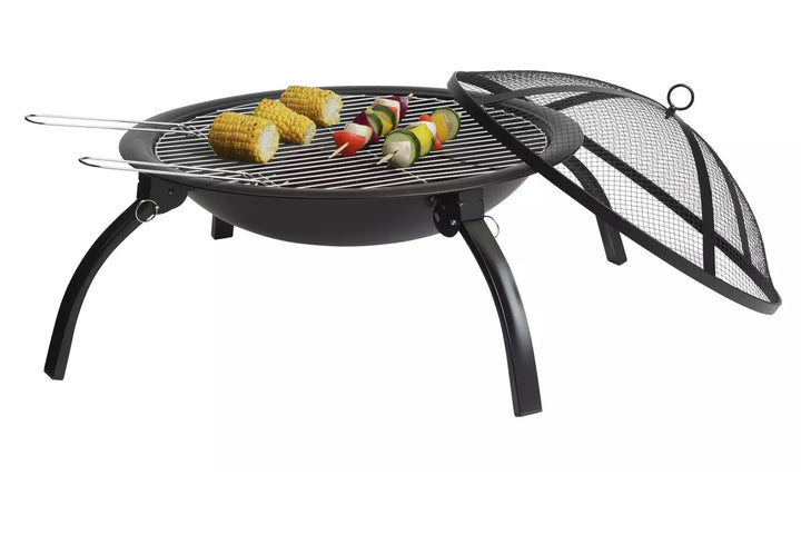 Home Foldable Firepit - Black