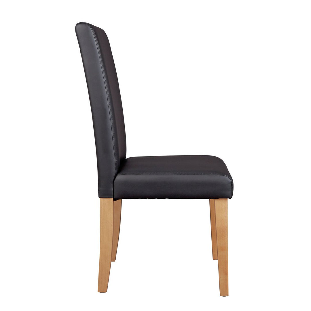 Home Pair of Midback Dining Chairs - Black