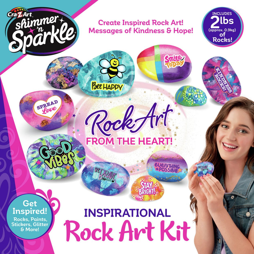 Cra-Z-ART Shimmer N Sparkle Unicorn Rock Art Set