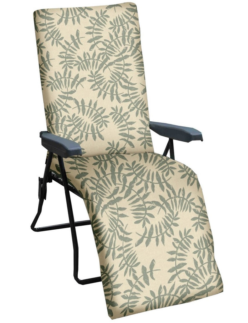 Home Folding Metal Garden Chair - Lino Leaf Green