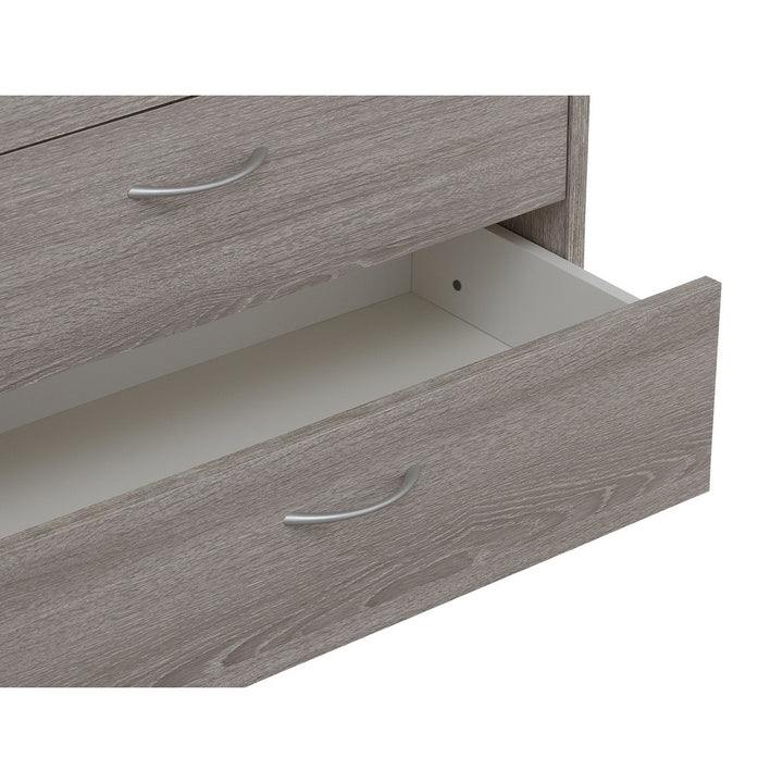 Home Seville 5 Drawer Chest - Grey Oak Effect