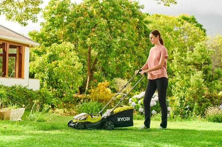 Ryobi 18V ONE+ 37cm Cordless Brushless Lawn Mower (Bare Tool)