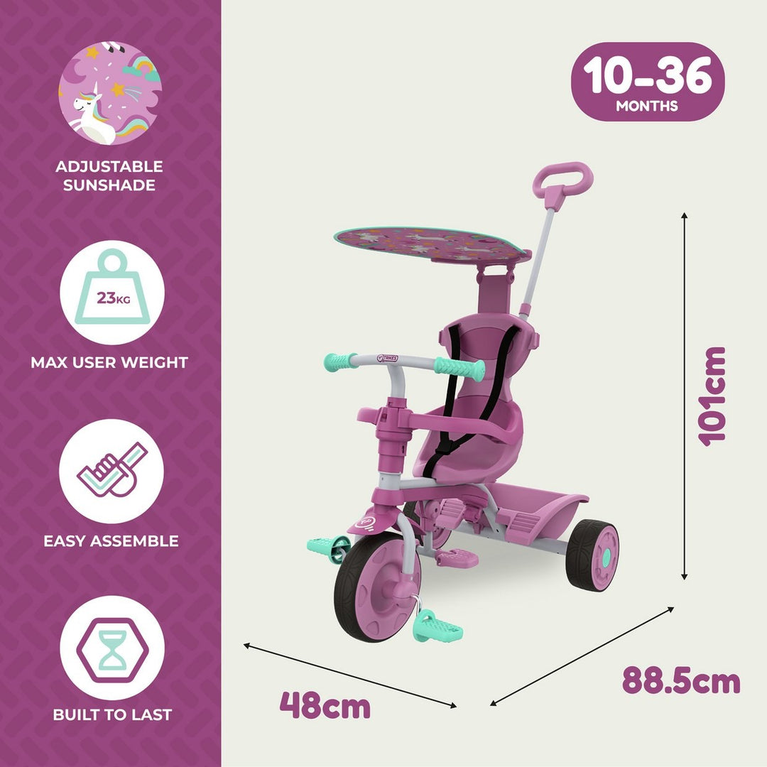 TP Toys Unicorn Magic 4 in 1 Trike