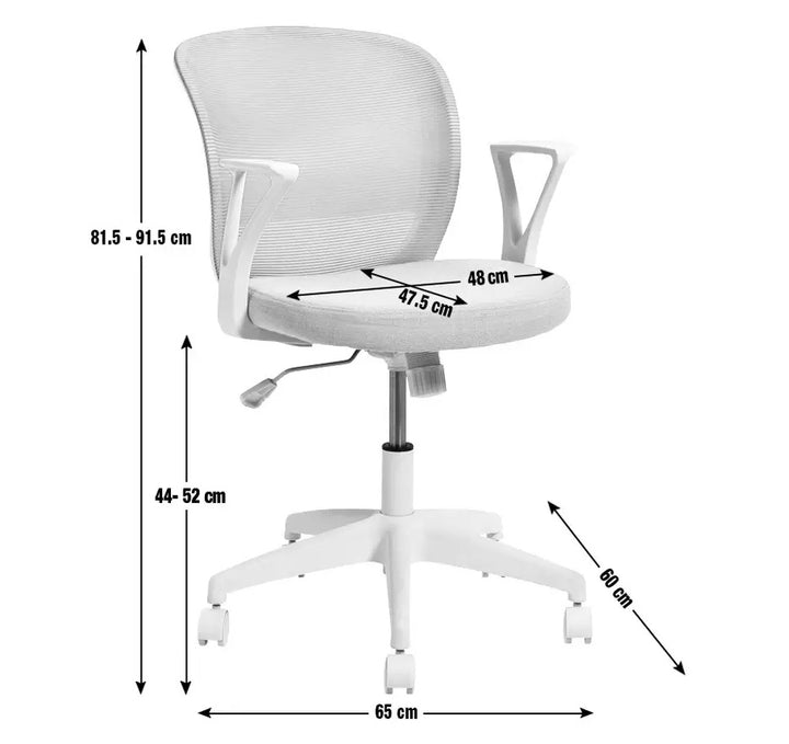 Habitat Beck Mesh Office Chair - Grey