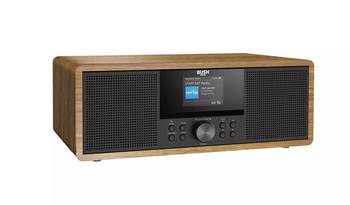 Bush CD Bluetooth DAB+ FM Radio - Wood