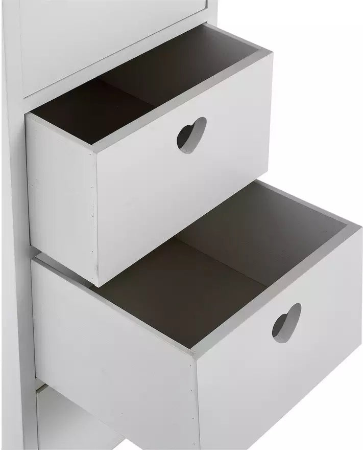 Home Edie 4 Drawer Storage Unit – White