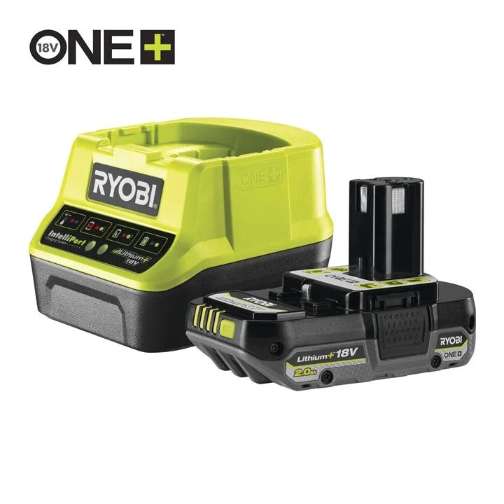 Ryobi RC18120-120 18V ONE+ Lithium+ 1 x 2.0Ah Battery & 2.0A Charger Kit