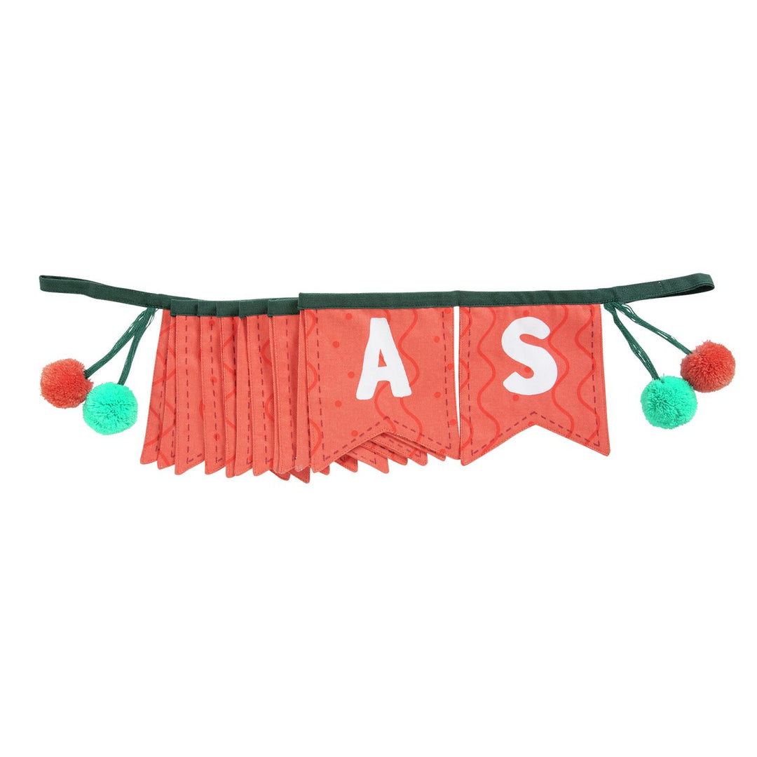 Habitat Happy Christmas Fabric Bunting Decoration