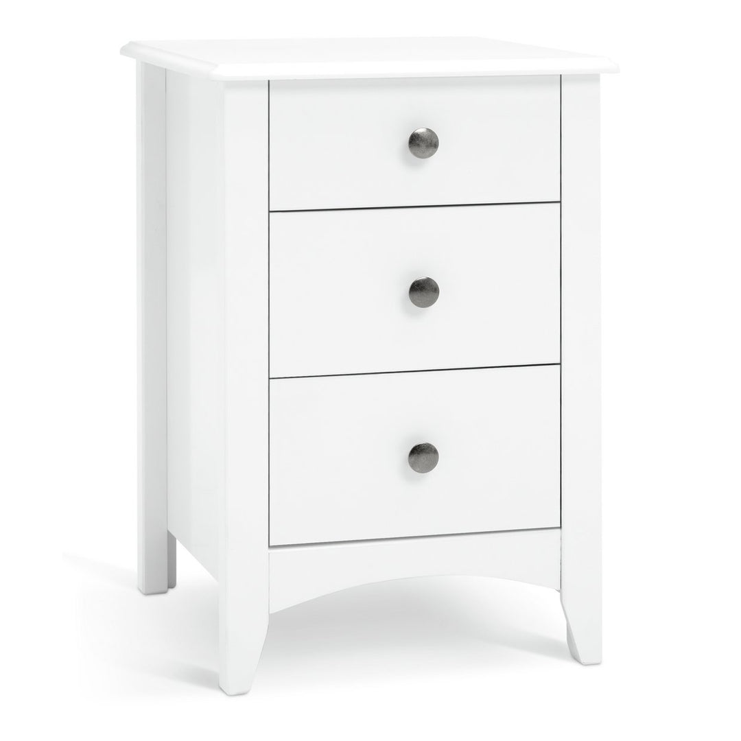 Habitat Minato 3 Drawer Bedside Table - White