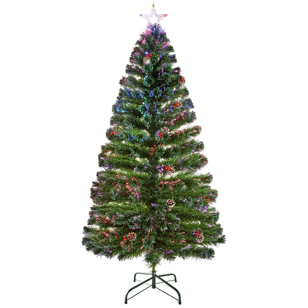 Premier Decorations 4ft Fibre Optic Christmas Tree