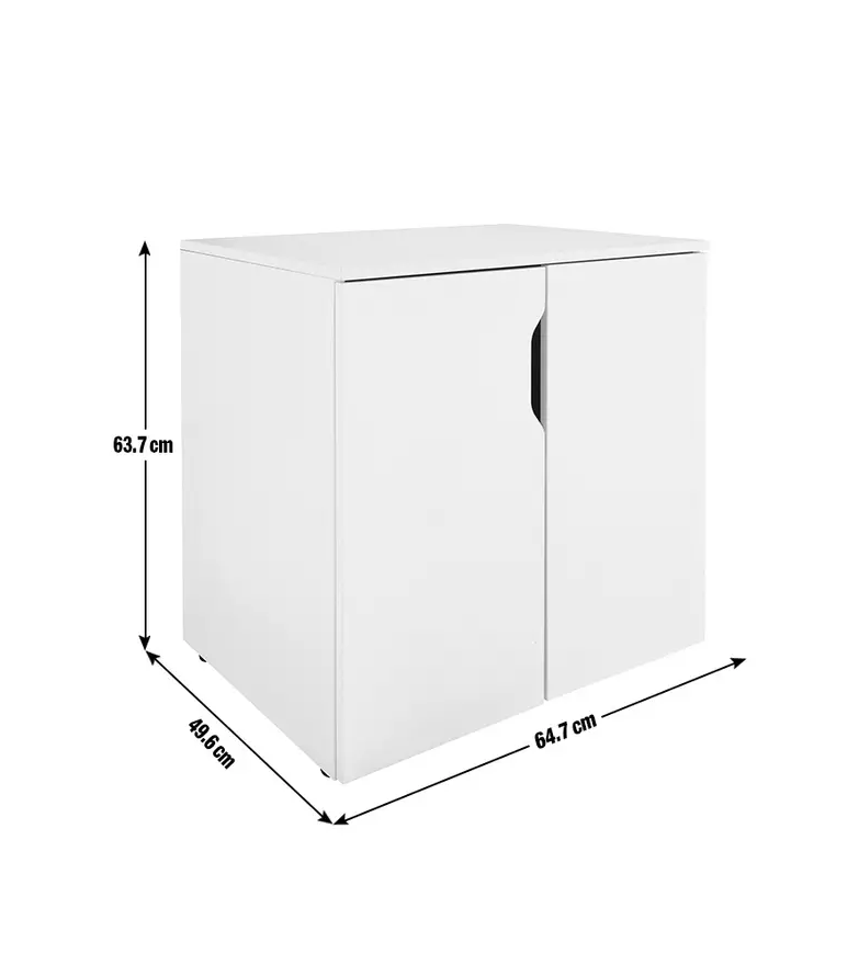 Habitat Kids Pod 2 Door Low Cabinet - White