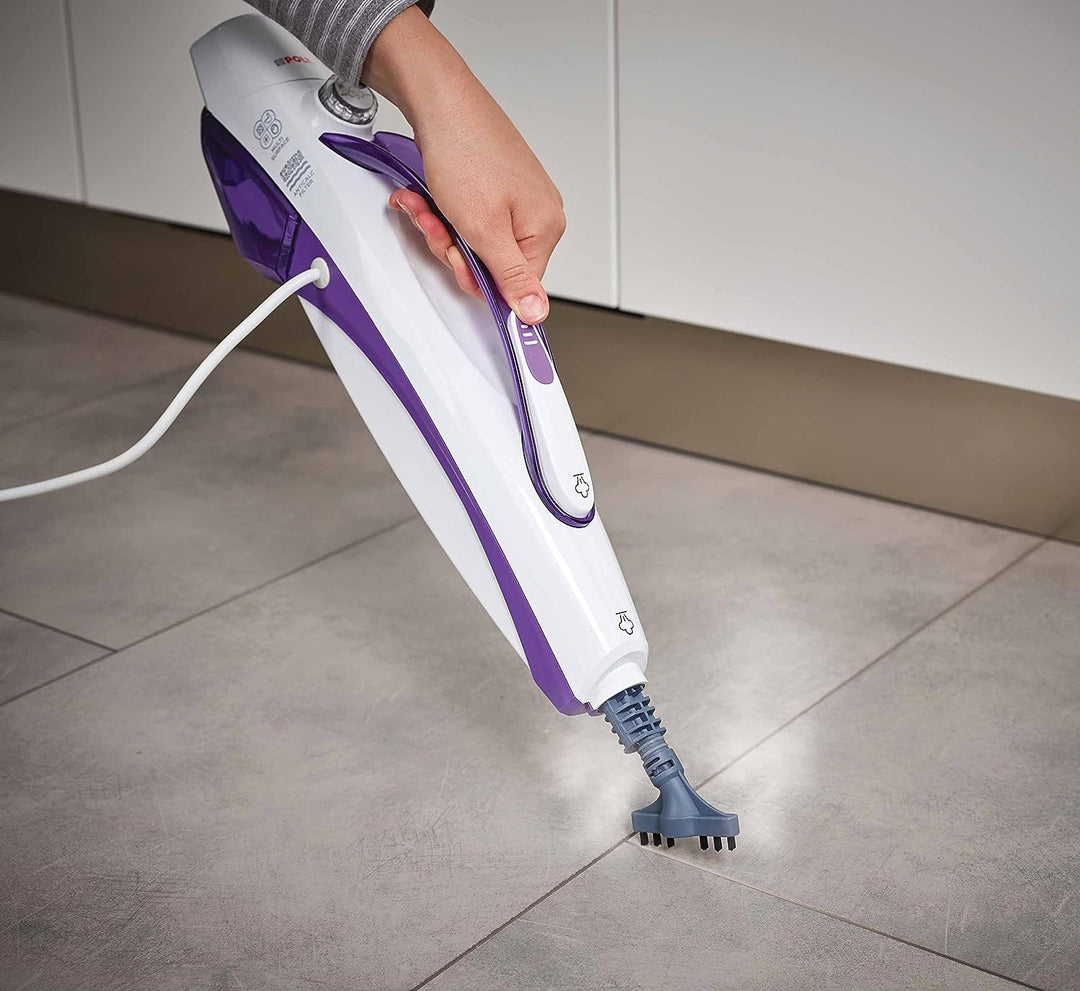 Polti Vaporetto SV440 Double 2 In 1 Upright Steam Mop - Purple