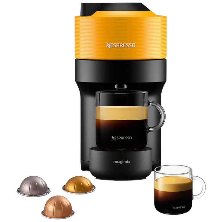 Nespresso Vertuo Pop Pod Coffee Machine by Magimix - Yellow