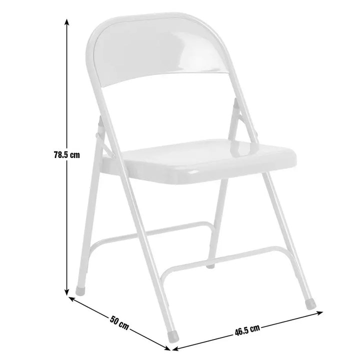 Habitat Macadam Metal Folding Chair - Black