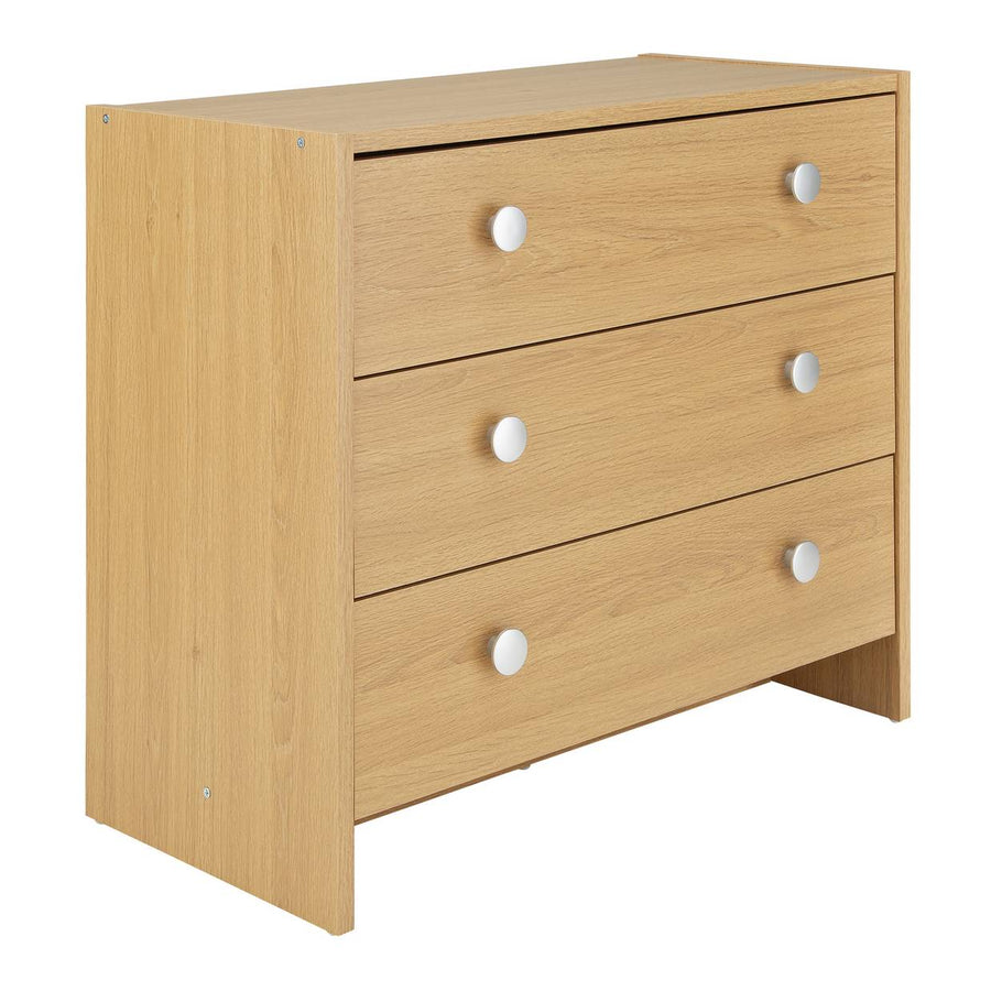 Home Seville 3 Drawer Chest of Drawers - Oak Effect