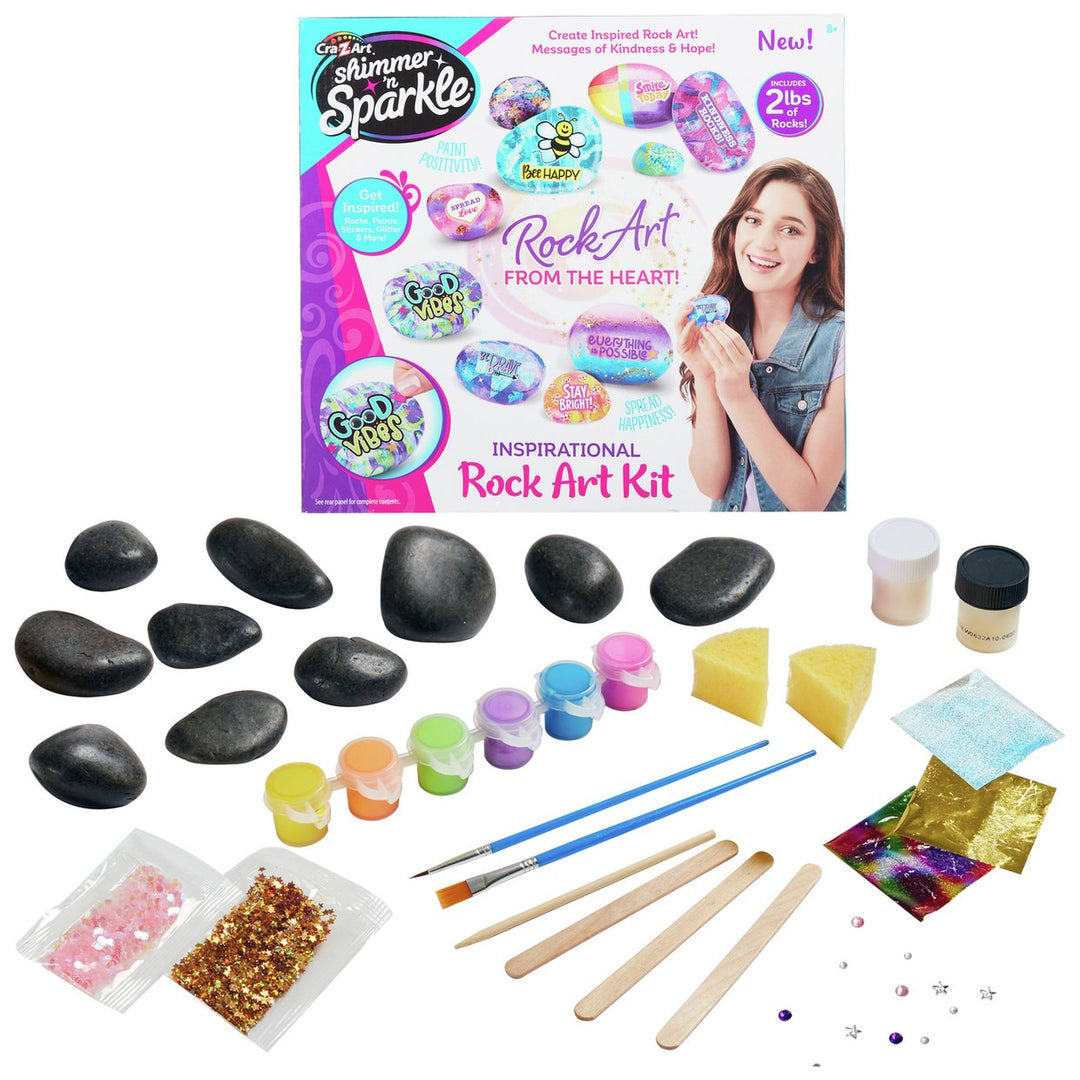 Cra-Z-ART Shimmer N Sparkle Unicorn Rock Art Set