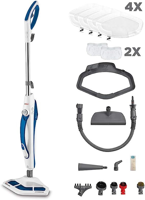 Polti Vaporetto SV460_Double Upright Steam Cleaner - Blue