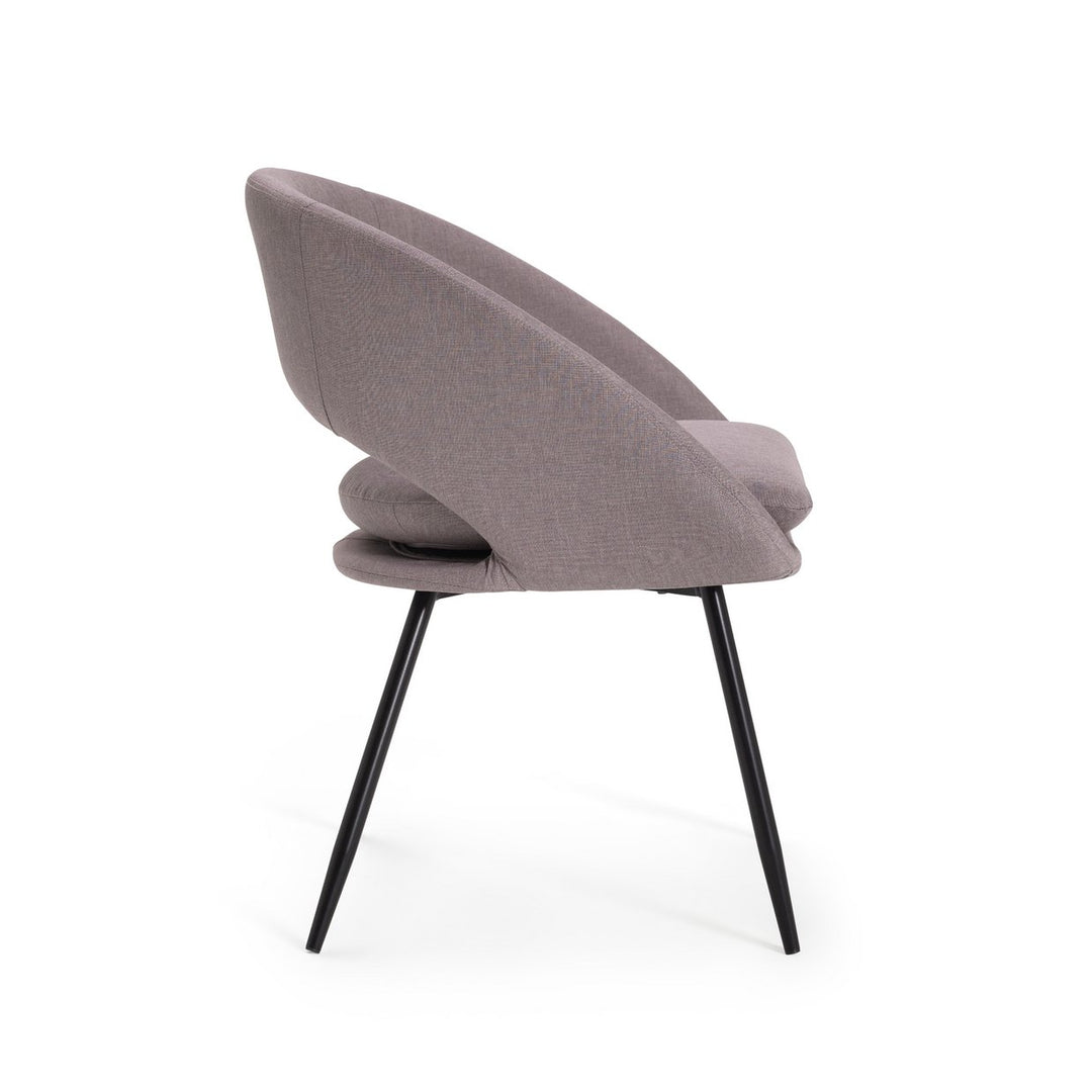 Habitat Hermione Fabric Chair - Grey