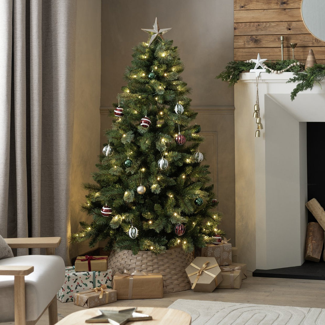 Habitat 6ft Pre lit Mixed Cashmere Christmas Tree