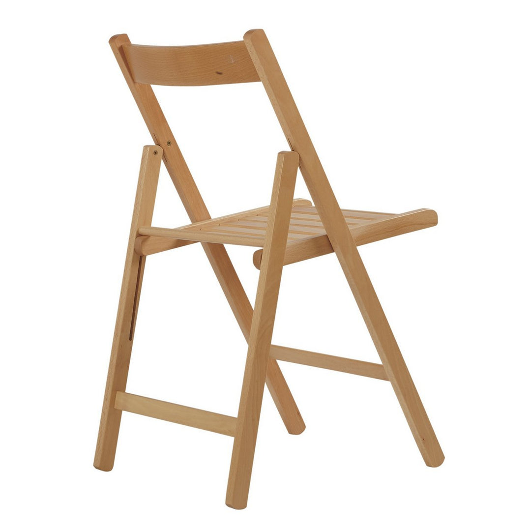 Habitat Wooden Folding Chair - Light Wood