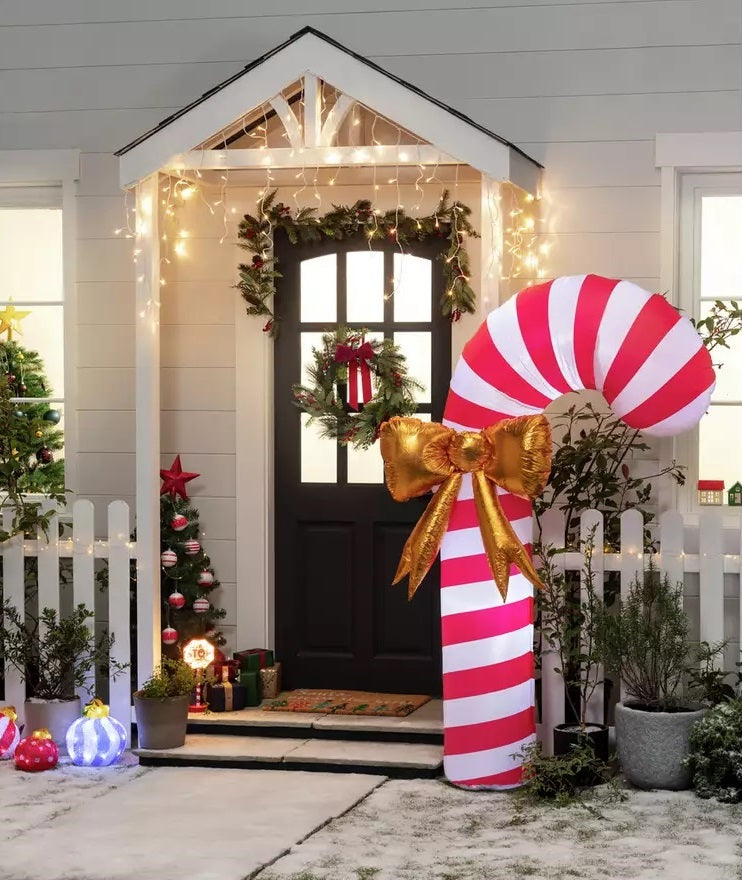 Home Christmas Inflatable 6ft Candy Cane Decoration