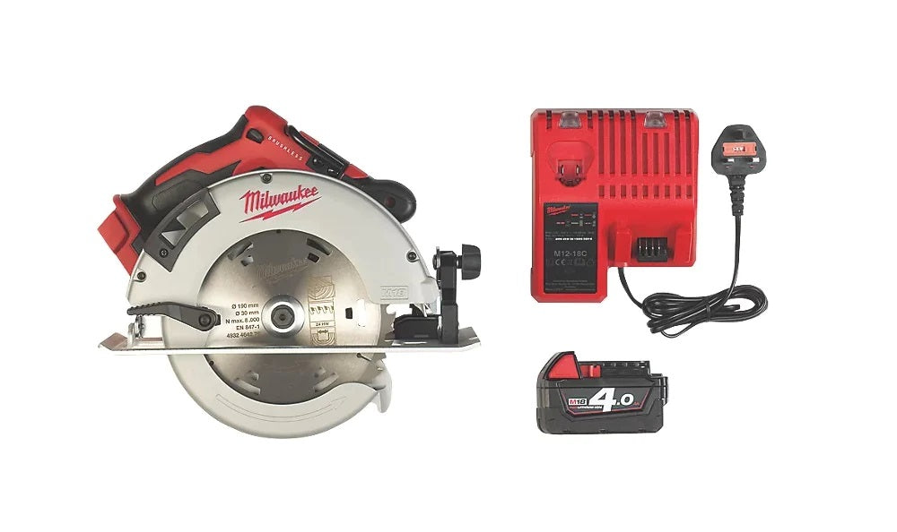 Milwaukee M18BLCS66 401B 18v Li ion 190mm Circular Saw GED Outlet