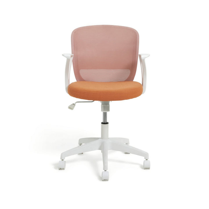 Habitat Beck Mesh Office Chair - Pink & Orange