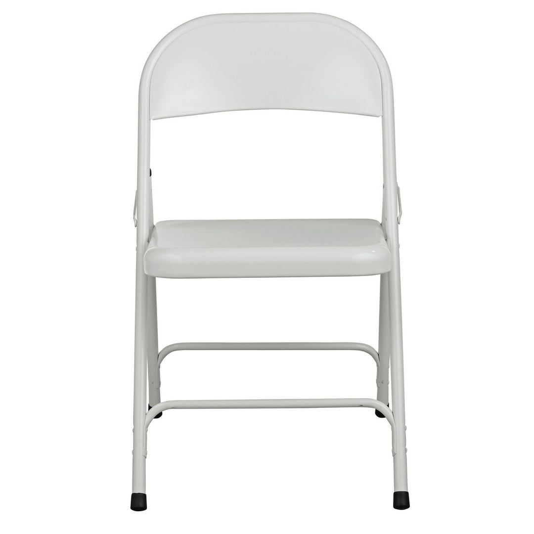 Habitat Macadam Metal Folding Chair - White