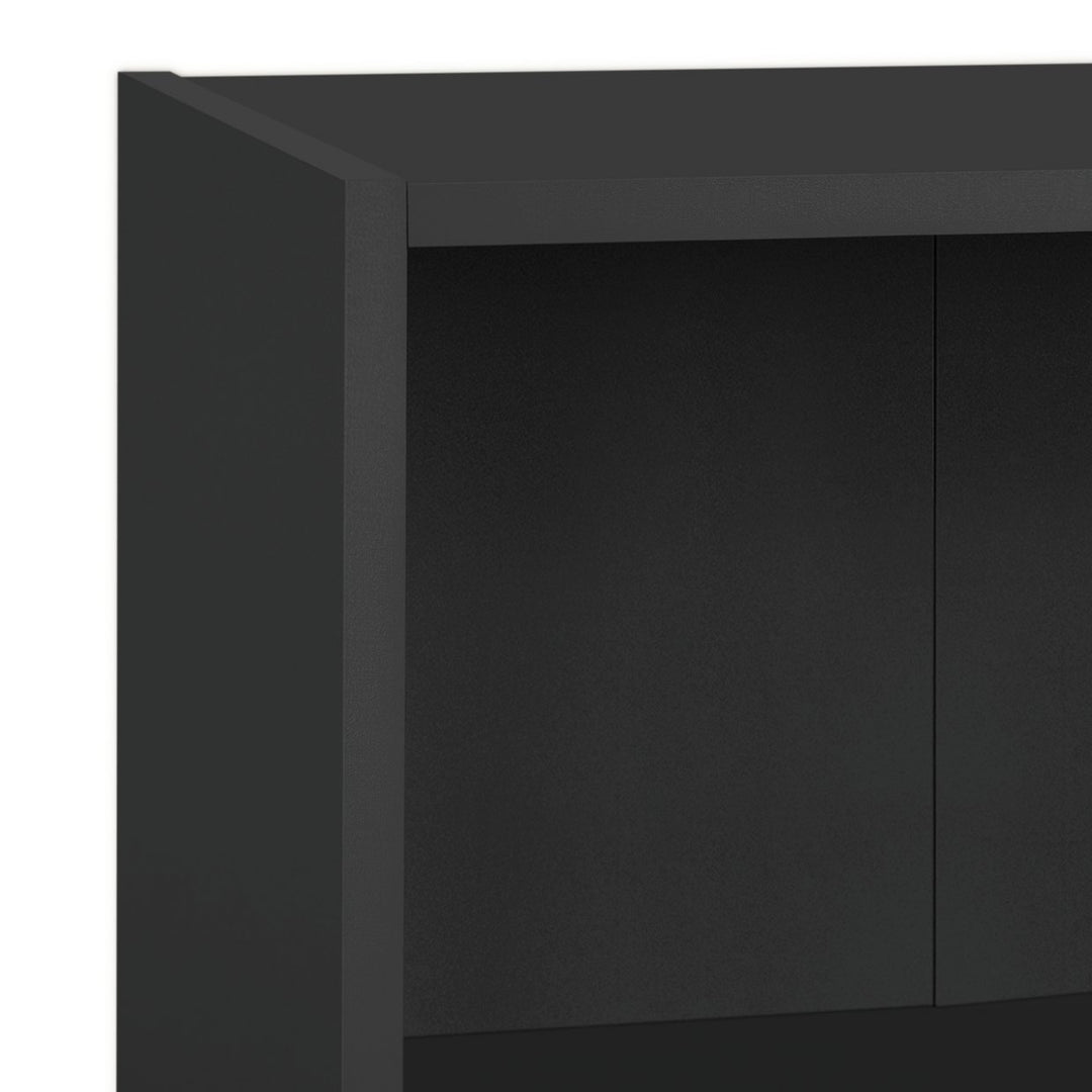 Home Malibu Short Bookcase - Black