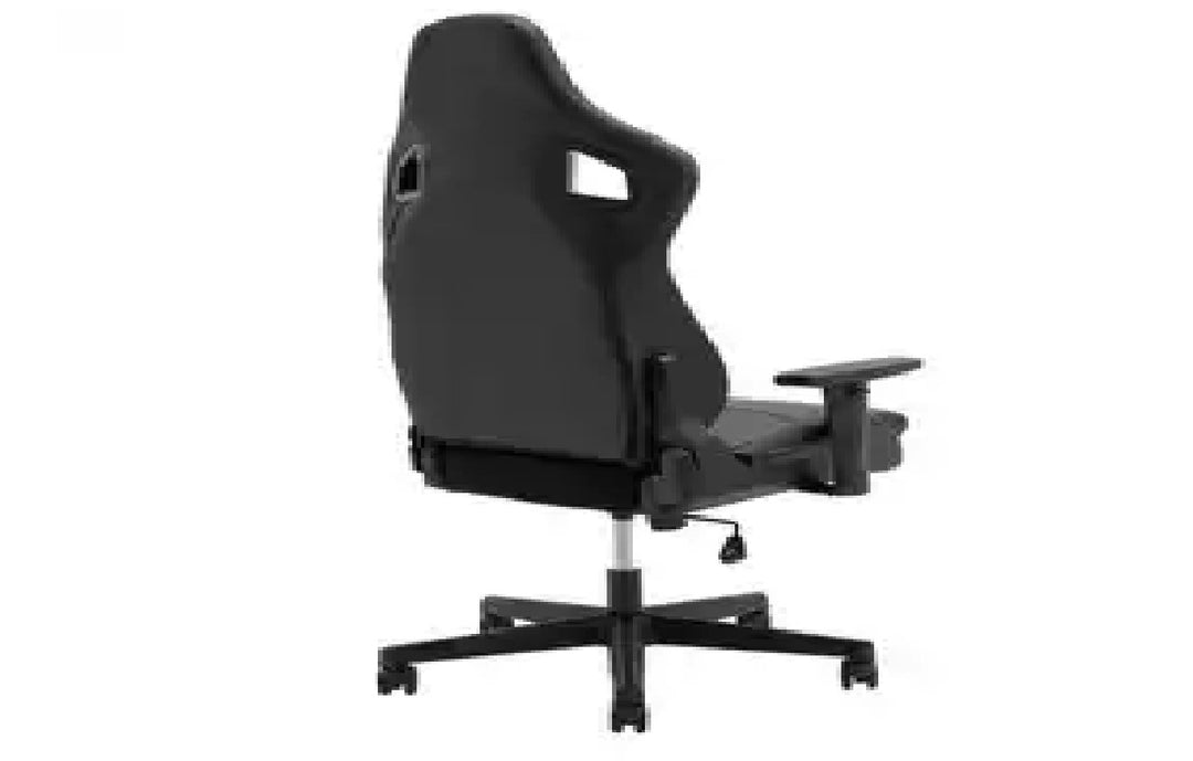 Home Veda Faux Leather Office Gaming Chair - Black