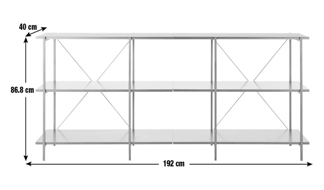 Habitat Huckley Industrial Shelving Unit – Black