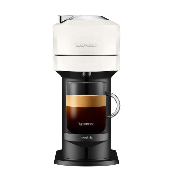 Nespresso Vertuo Next Pod Coffee Machine Bundle Magimix White