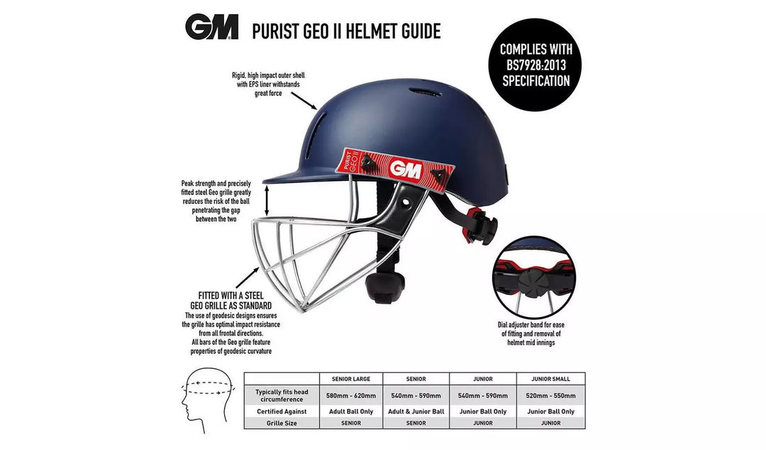 Gunn and Moore Junior Cricket Helmet